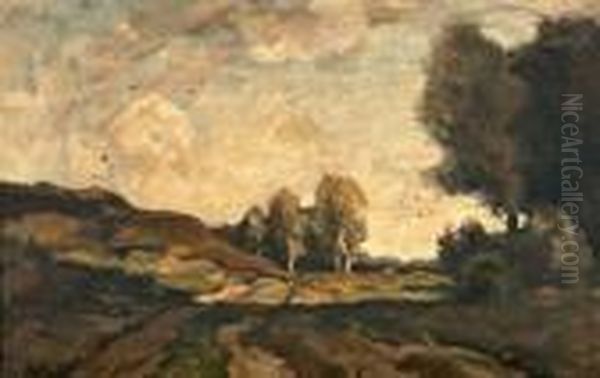 Boomrijk Landschap Oil Painting by Theophile Emile Achille De Bock