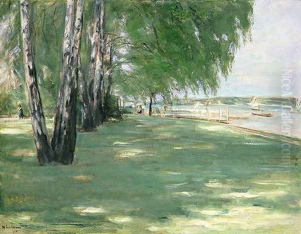 The Garden of the Artist in Wannsee, 1918 Oil Painting by Max Liebermann