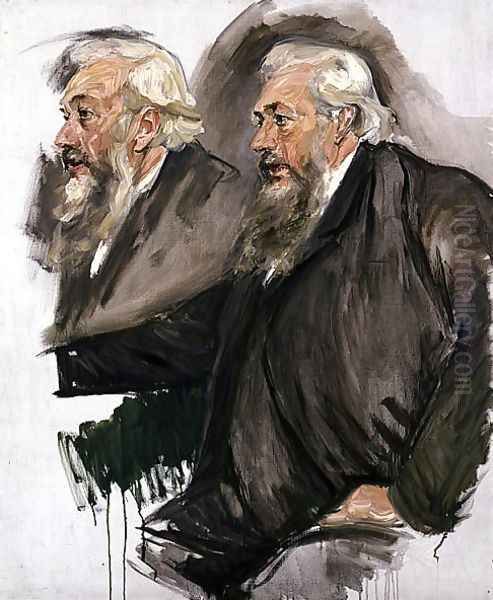 Professor Justus Brinckmann, 1905 Oil Painting by Max Liebermann