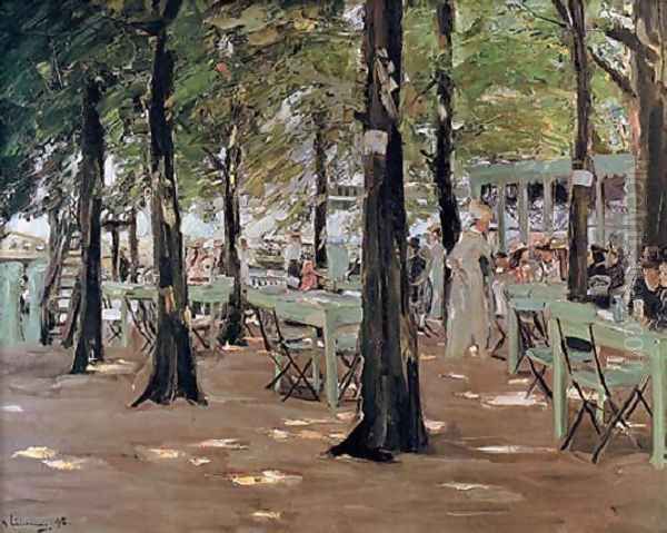 De Oude Vinck, Garden Restaurant Oil Painting by Max Liebermann