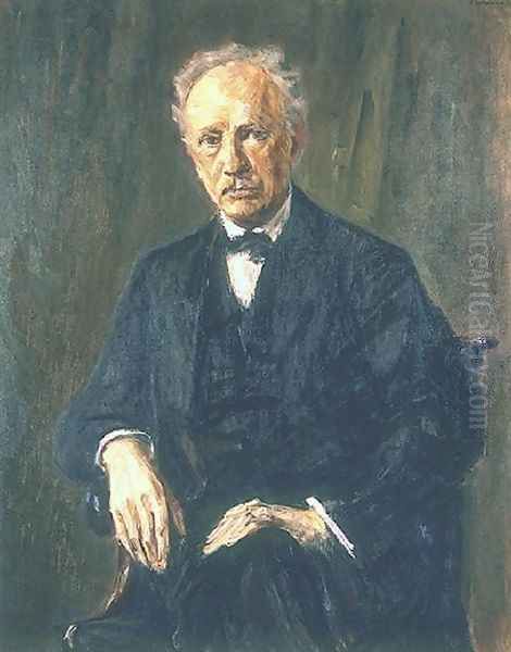 Portrait of Richard Strauss Oil Painting by Max Liebermann