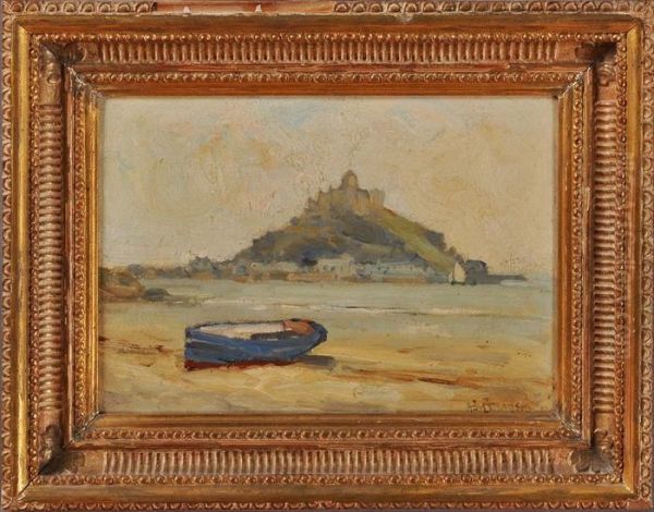 St. Michael's Mount, Cornwall Oil Painting by Alfred de Breanski