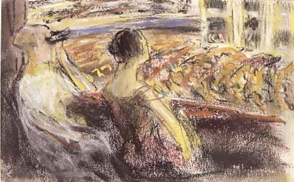 An der Oper Oil Painting by Max Liebermann