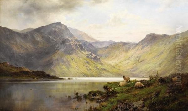 Loch Lomond And Loch Katrine Oil Painting by Alfred de Breanski