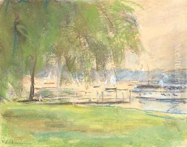 Garten am Wannsee Oil Painting by Max Liebermann