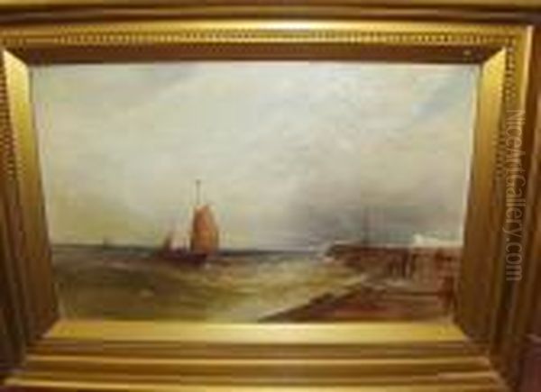 Whitby, And Hastings Oil Painting by Gustave de Breanski