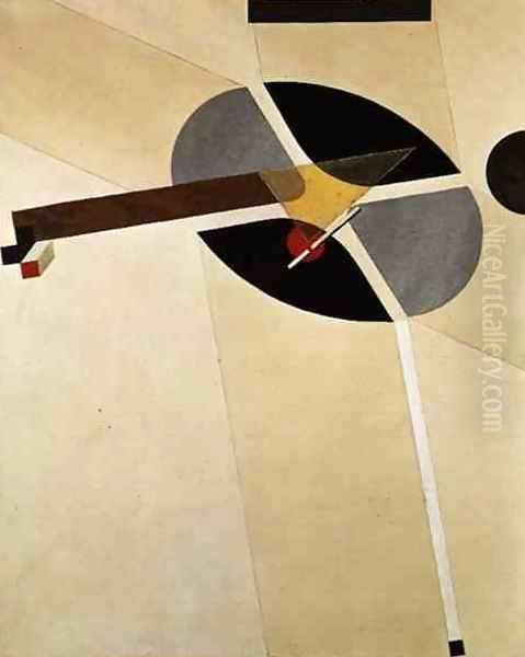 Proun 67 Oil Painting by Eliezer Markowich Lissitzky