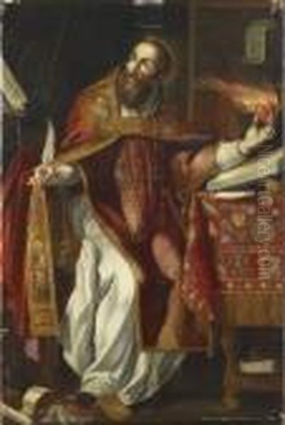 Saint Augustin Oil Painting by Philippe de Champaigne