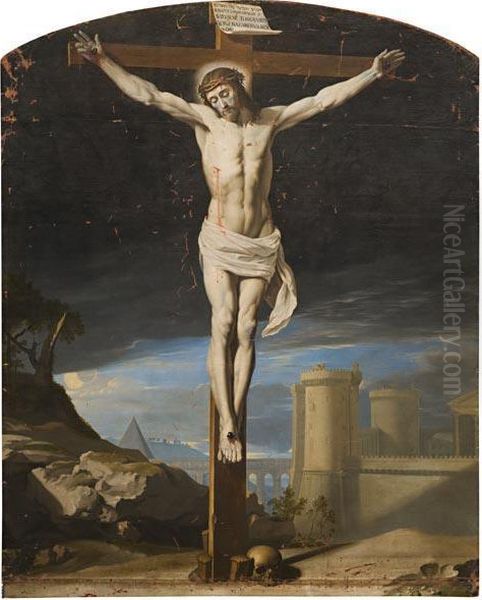 Cristo Crocifisso Oil Painting by Philippe de Champaigne