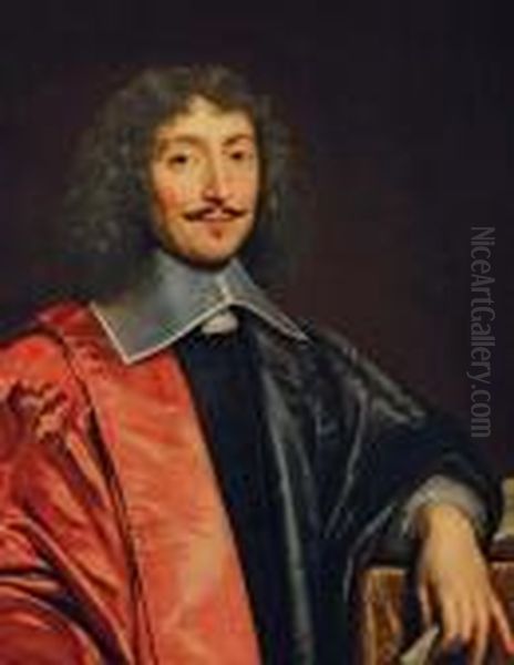 Portrait Du Cardinal De Richelieu Oil Painting by Philippe de Champaigne