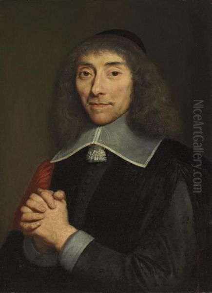 Portrait Of Jean Antoine De Mesmes (1598-1673), Bust-length Oil Painting by Philippe de Champaigne