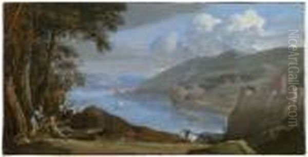 Paysage Classique Oil Painting by Philippe de Champaigne