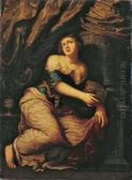 Hl. Maria Magdalena. Oil Painting by Philippe de Champaigne