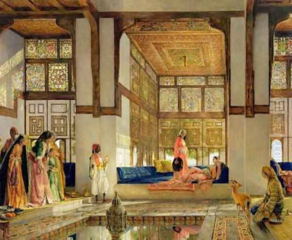 The Reception 2 Oil Painting by John Frederick Lewis