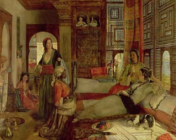 The Harem Oil Painting by John Frederick Lewis