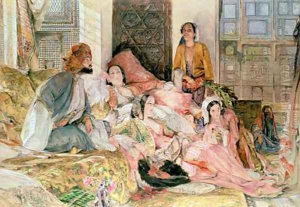 The Harem 1850 Oil Painting by John Frederick Lewis