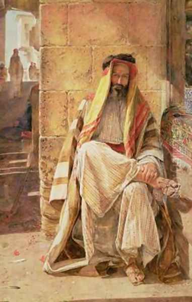 The Arab Oil Painting by John Frederick Lewis