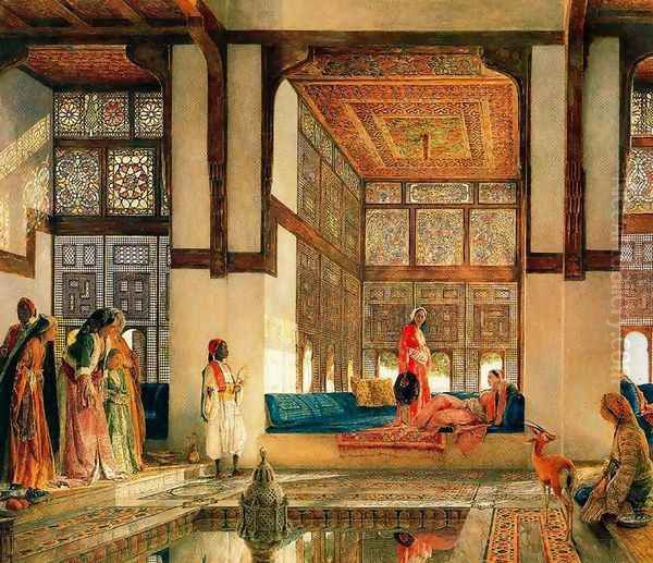 The Reception Oil Painting by John Frederick Lewis