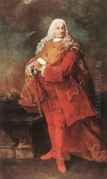 Portrait of Jacopo Gradenigo 1778-81 Oil Painting by Alessandro Longhi