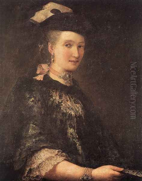 Portrait of a Lady c. 1770 Oil Painting by Alessandro Longhi