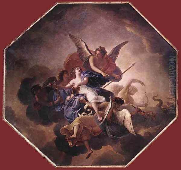 The Triumph of Faith 1658-60 Oil Painting by Charles Le Brun