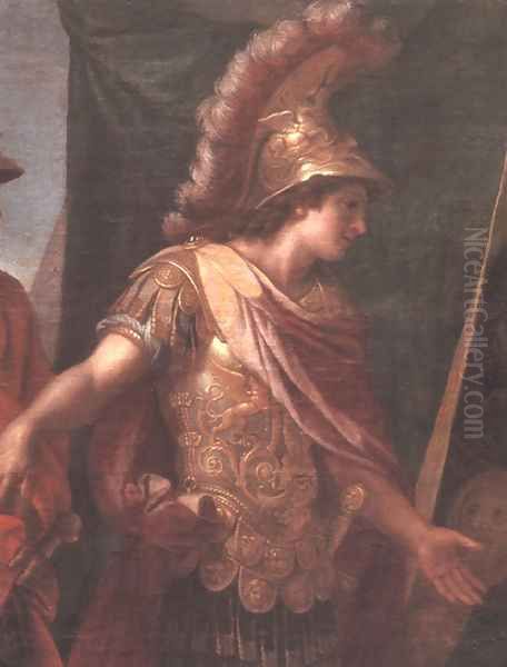 The tent of Darius (detail) Oil Painting by Charles Le Brun