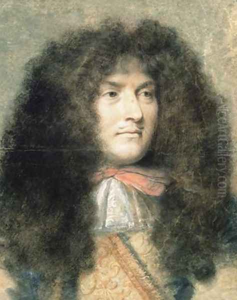 Louis XIV Oil Painting by Charles Le Brun