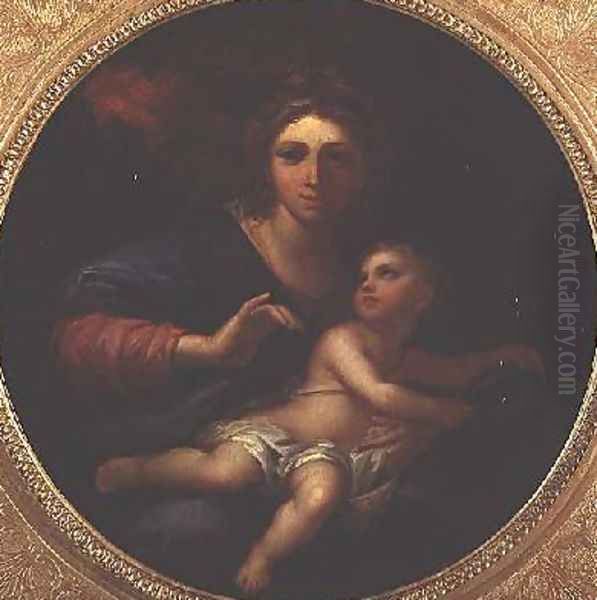 Madonna and Child Oil Painting by Charles Le Brun