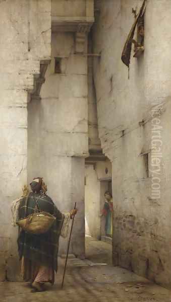 La Ruelle Oil Painting by Charles Le Brun