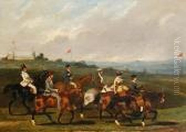 Souvenir De Spa Oil Painting by Alfred De Dreux