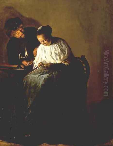 The Proposition 1631 Oil Painting by Judith Leyster