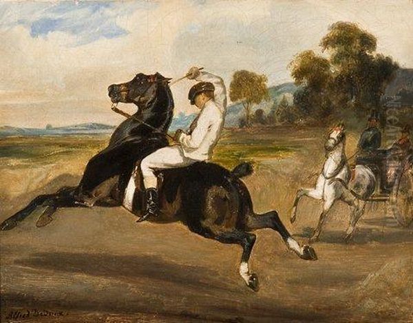 Le Poney Oil Painting by Alfred De Dreux