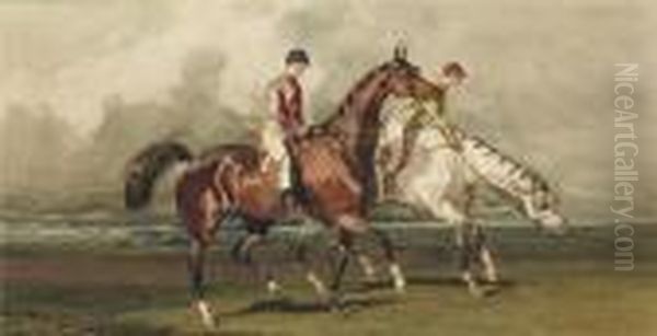 The Morning Gallop Oil Painting by Alfred De Dreux