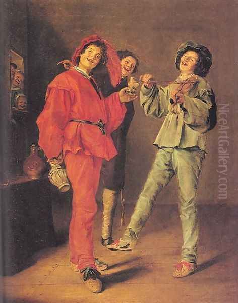 Merry Trio 1629-31 Oil Painting by Judith Leyster