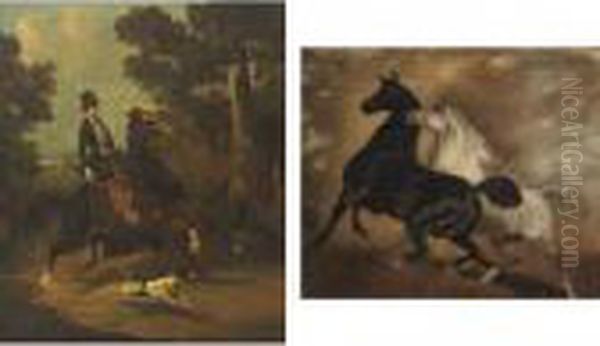 Property From The Estate Of Gloria Gurney
 

 
 
 

 
 Lady On Horseback Oil Painting by Alfred De Dreux