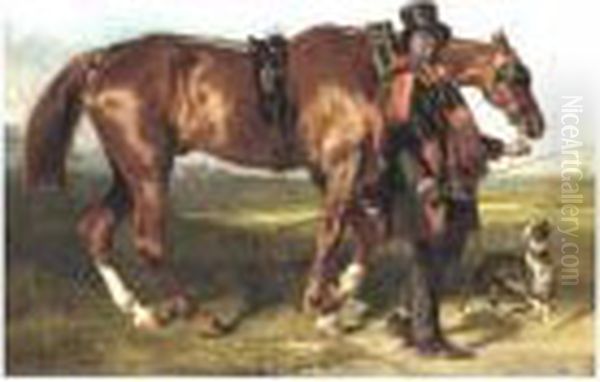 Le Cocher Noir Oil Painting by Alfred De Dreux