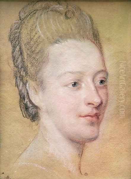 Portrait of Isabelle de Charriere 1740-1805 Belle de Zuylen, 1766 Oil Painting by Maurice Quentin de La Tour