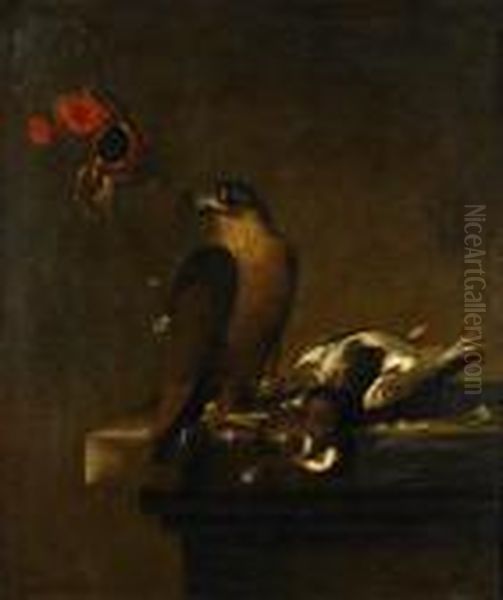 Falk Med Byte Oil Painting by Adriaen de Gryef