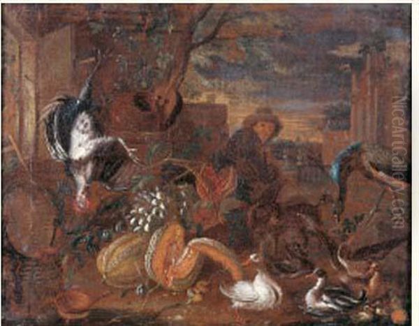 Tableau De Chasse Oil Painting by Adriaen de Gryef