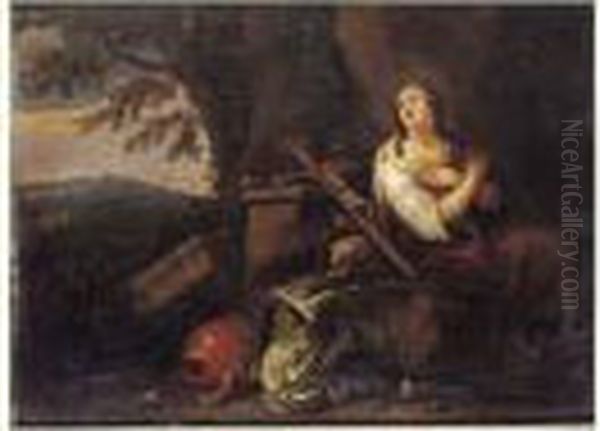 Sainte Marie Madeleine Repentante Oil Painting by Adriaen de Gryef