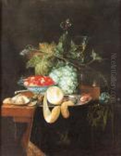 Stillleben. Oil Painting by Jan Davidsz De Heem