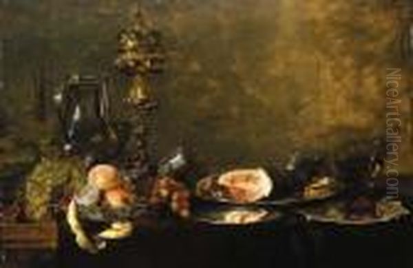 Still Life Oil Painting by Jan Davidsz De Heem