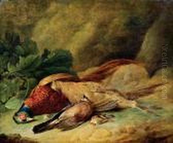 Stillleben Mit Toten Vogeln Oil Painting by Melchior de Hondecoeter