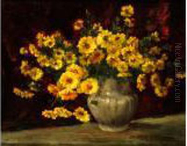 Blumenstilleben Oil Painting by Bernard Johann De Hoog