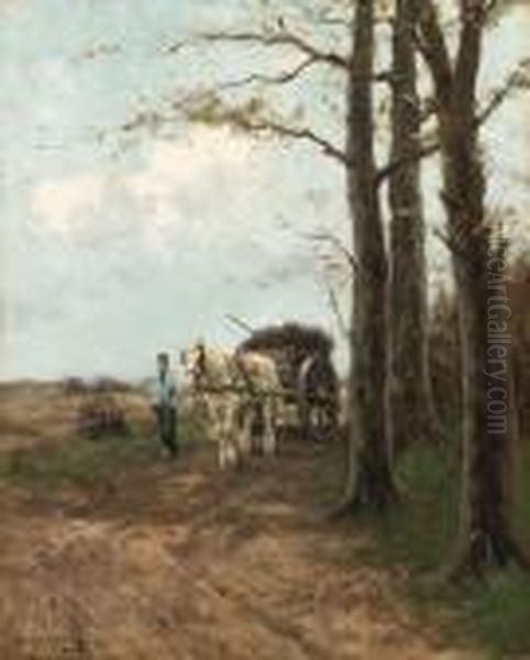 The Return Home Oil Painting by Bernard Johann De Hoog