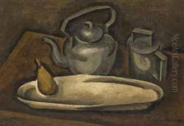 La Bouilloire Oil Painting by Roger de La Fresnaye