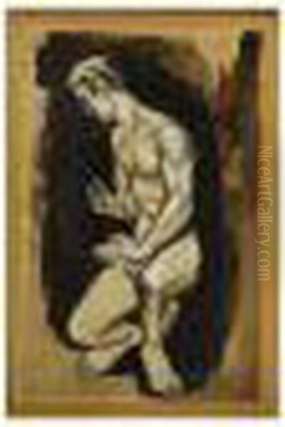 Desnudo Masculino Oil Painting by Roger de La Fresnaye