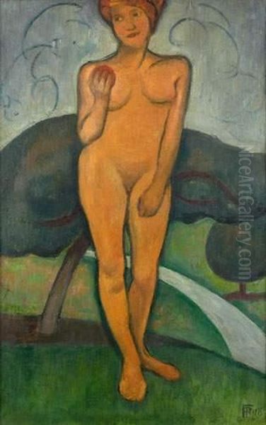 Eve Debout Oil Painting by Roger de La Fresnaye