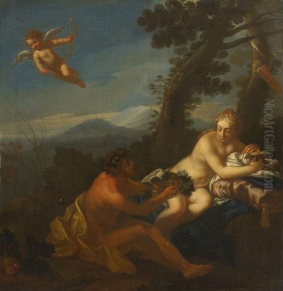 Venus Undbacchant Oil Painting by Gerard de Lairesse