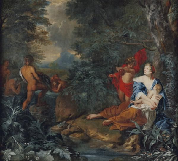 Latone Et Les Grenouilles Oil Painting by Gerard de Lairesse